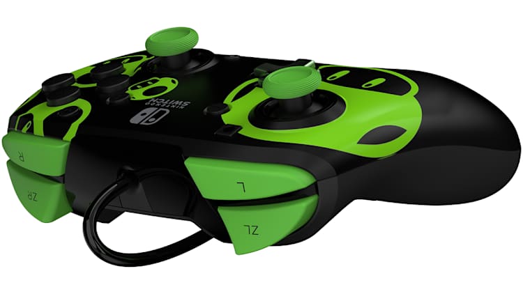 REMATCH Wired Controller: 1-Up Glow in the Dark - Nintendo